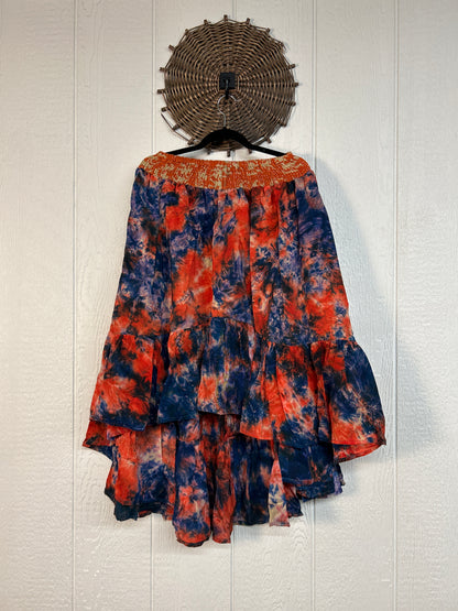 Crepe Sari Dahlia Skirt 1026 147