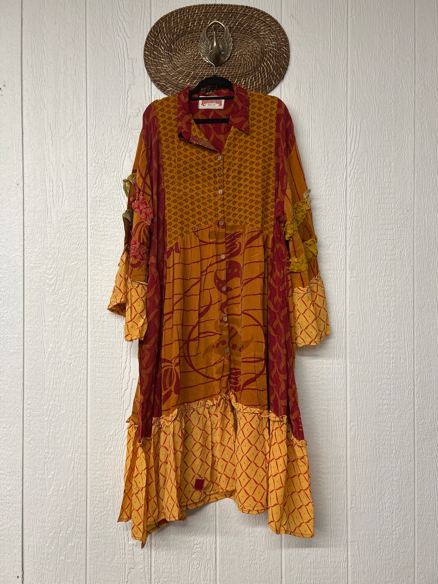 Crepe Sari Rhiannon Duster Dress 0226 135