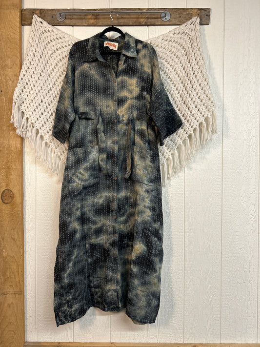 Pareo Kantha Gravity Duster Dress 0226 178