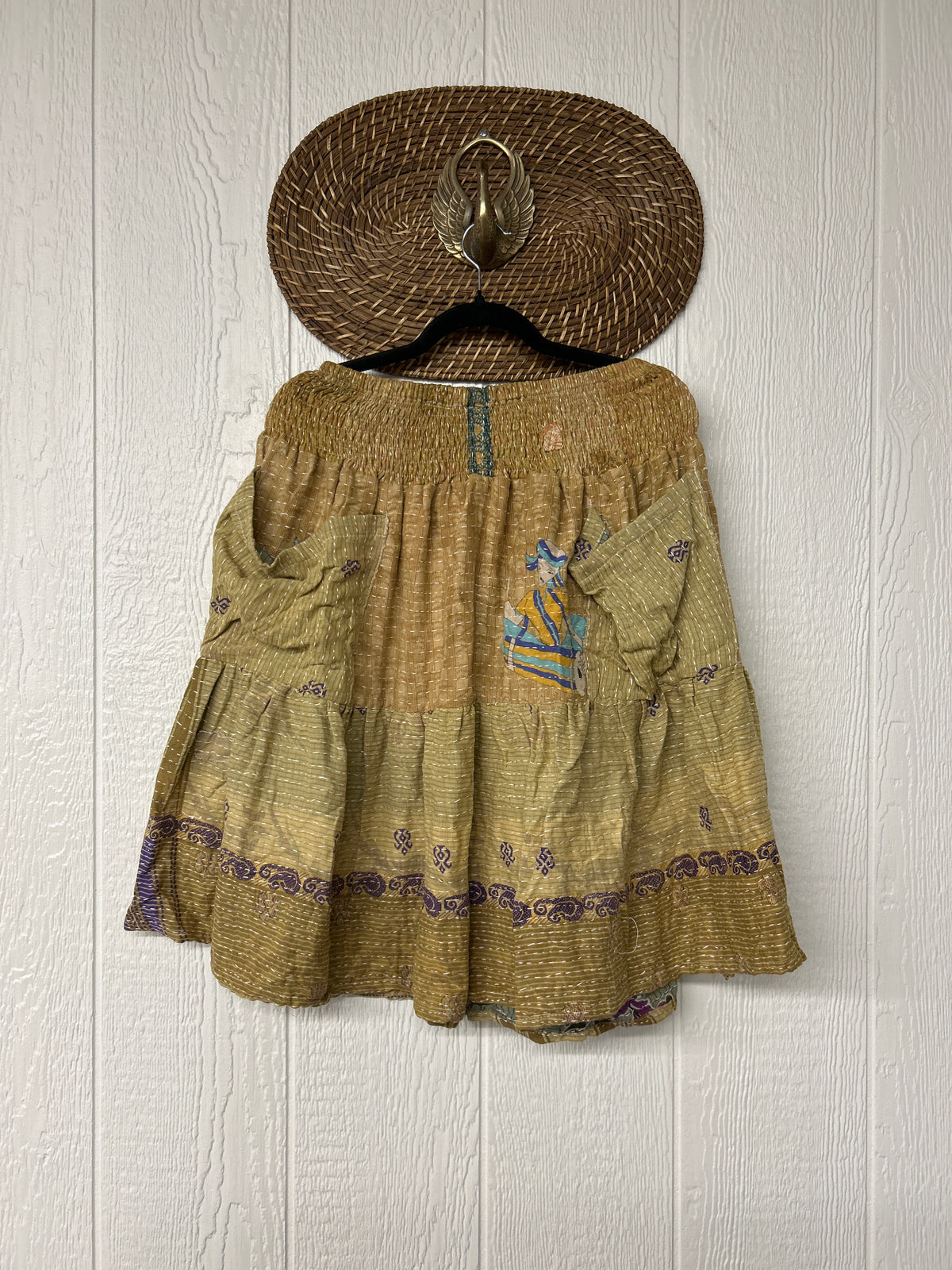 Pareo Kantha Meadow Skirt 0826 268