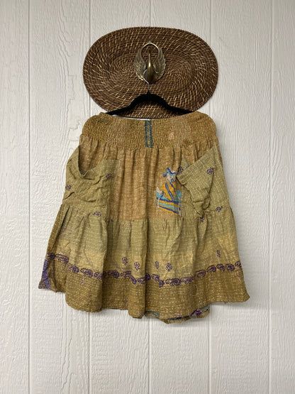 Pareo Kantha Meadow Skirt 0826 268