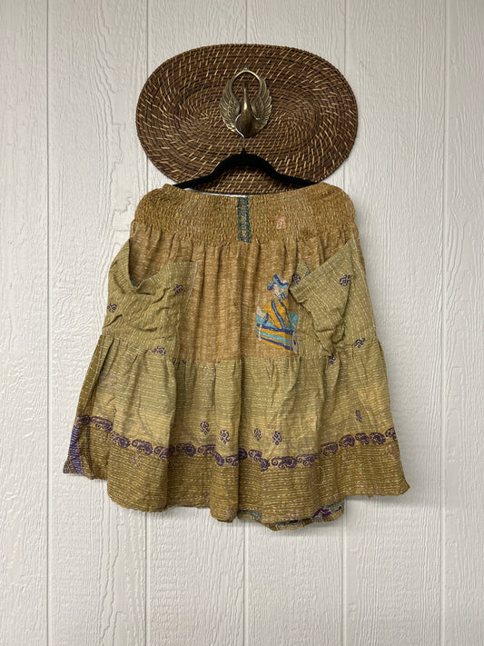 Pareo Kantha Meadow Skirt 0826 268