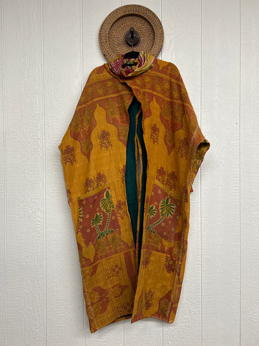 Fine Kantha Cowl Split Pullover 1225 251