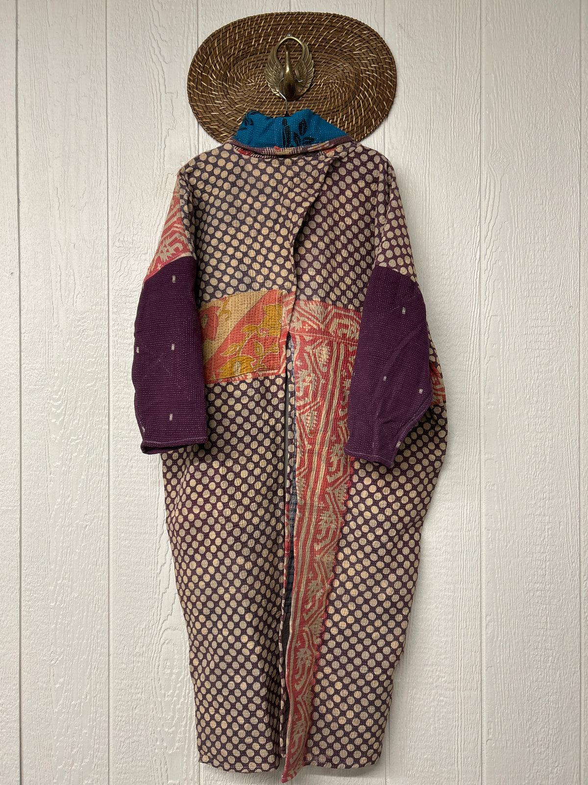 Fine Kantha Cowl Split Pullover 1026 005