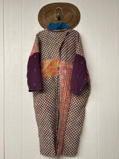 Fine Kantha Cowl Split Pullover 1026 005