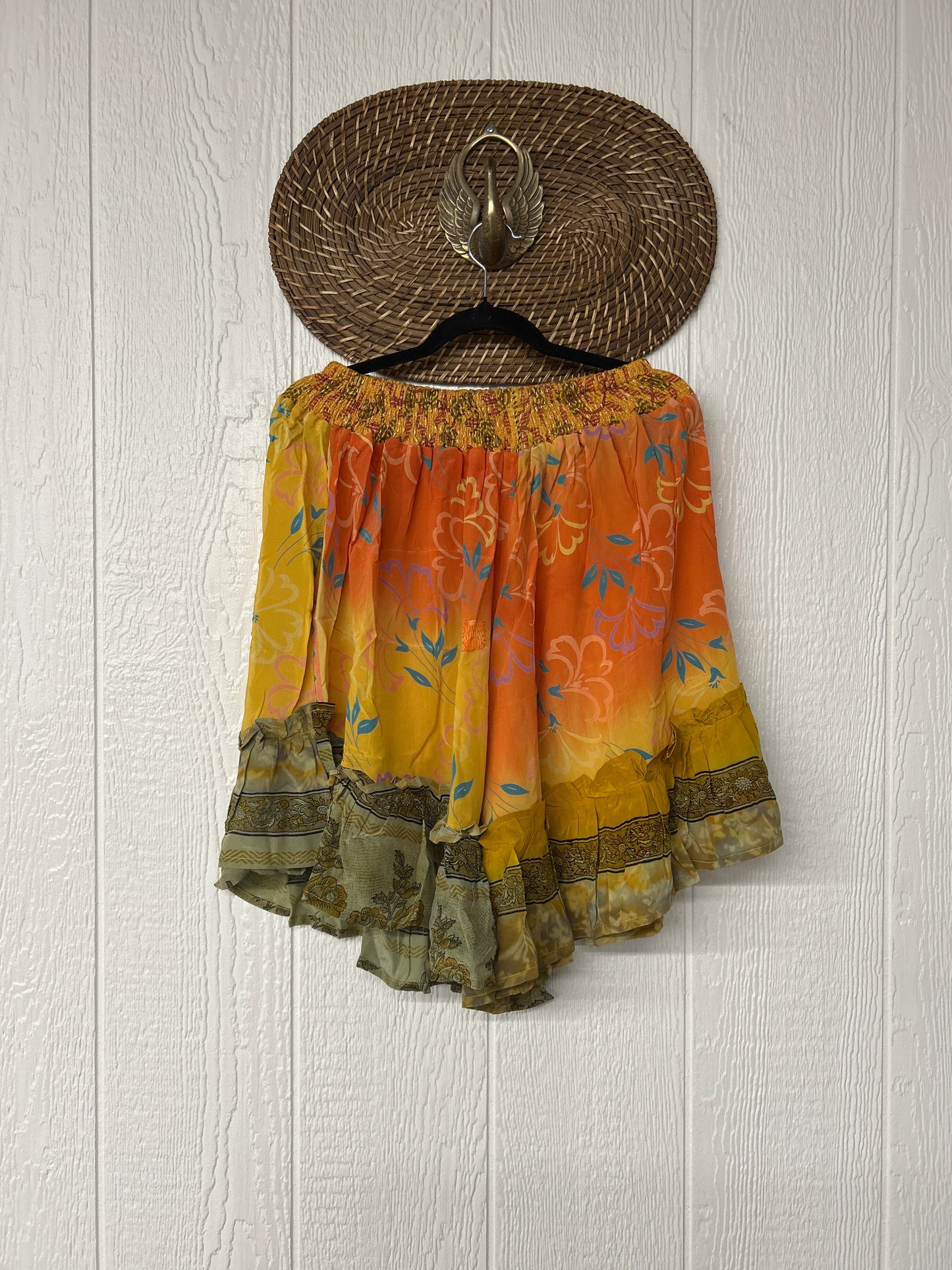 Crepe Sari Lover Cropped Culottes 0726 134
