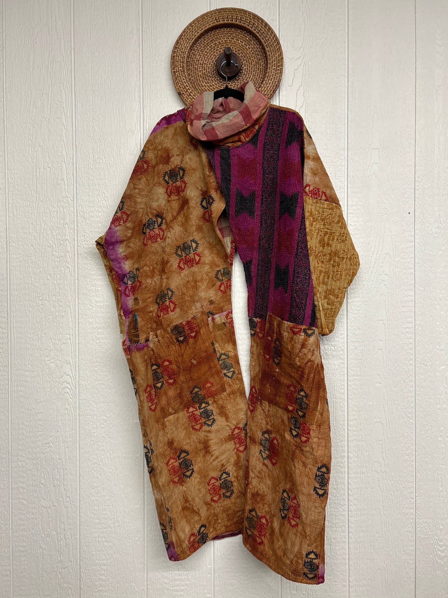 Fine Kantha Cowl Split Pullover 1225 181