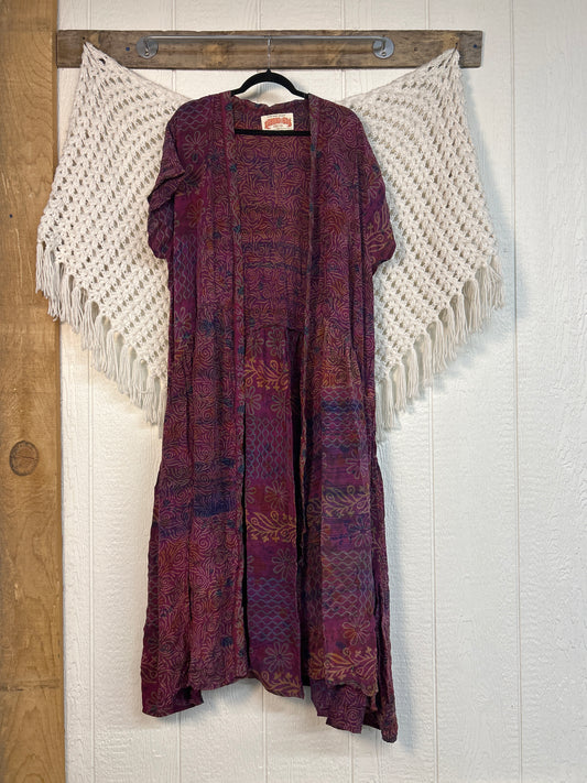 Crepe Sari Summer Evermore Kimono 0726 216