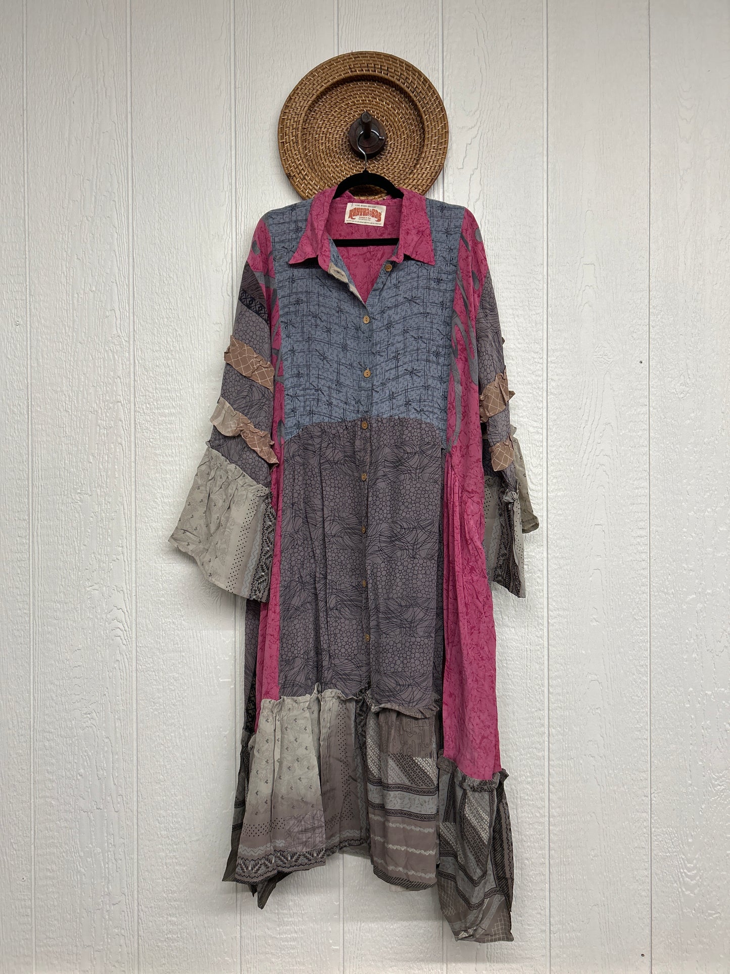 Crepe Sari Rhiannon Duster Dress 0226 188