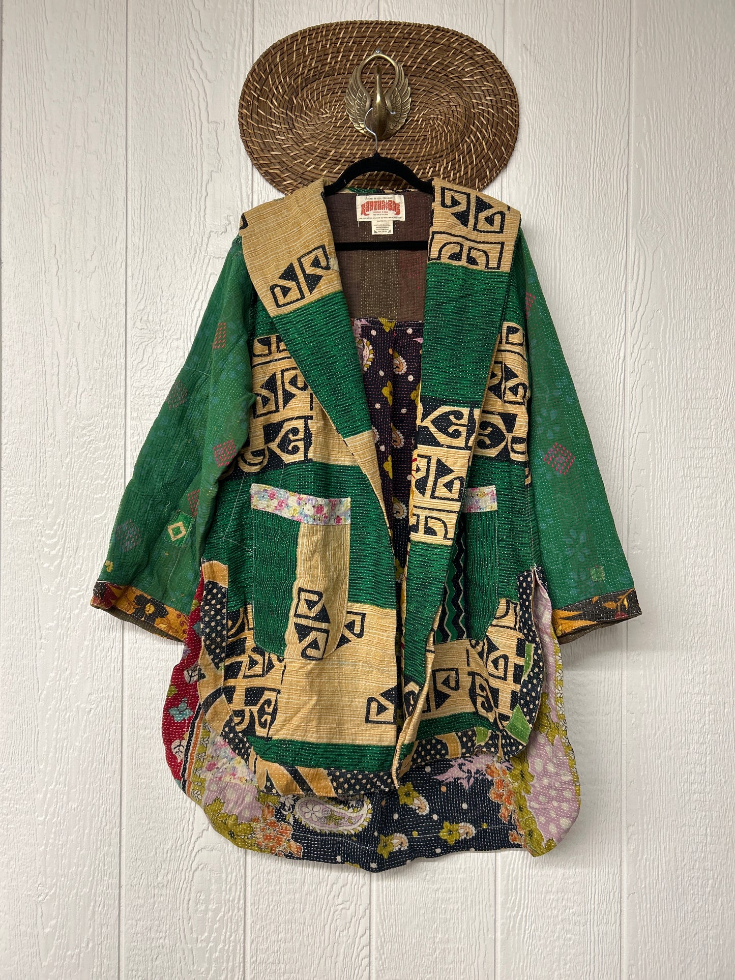 Fine Kantha Drifter Coat 1125 267