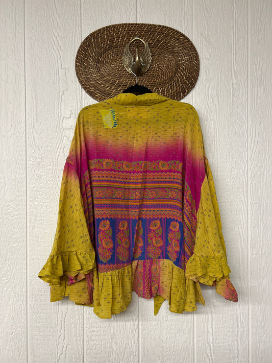 Crepe Sari Wild Rose Top 1225 216