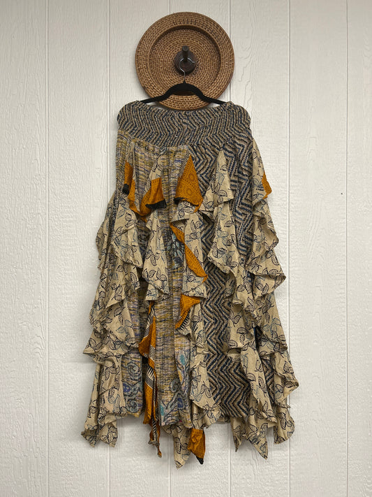 Pareo Kantha Willow Maxi Skirt 0826 205