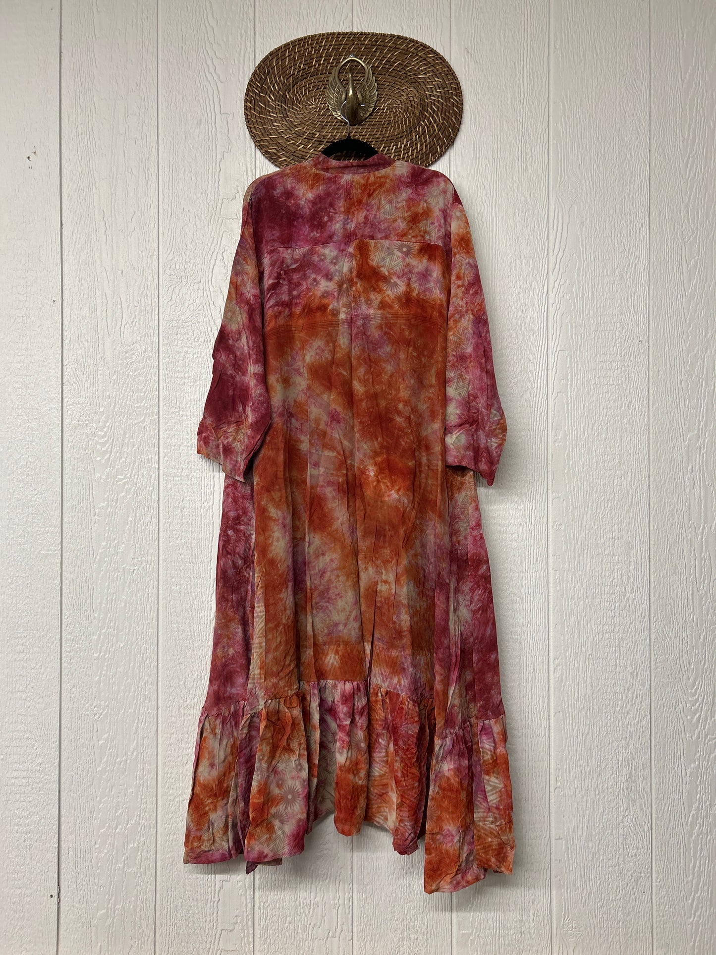 Crepe Sari Dahlia Duster Dress 0326 165