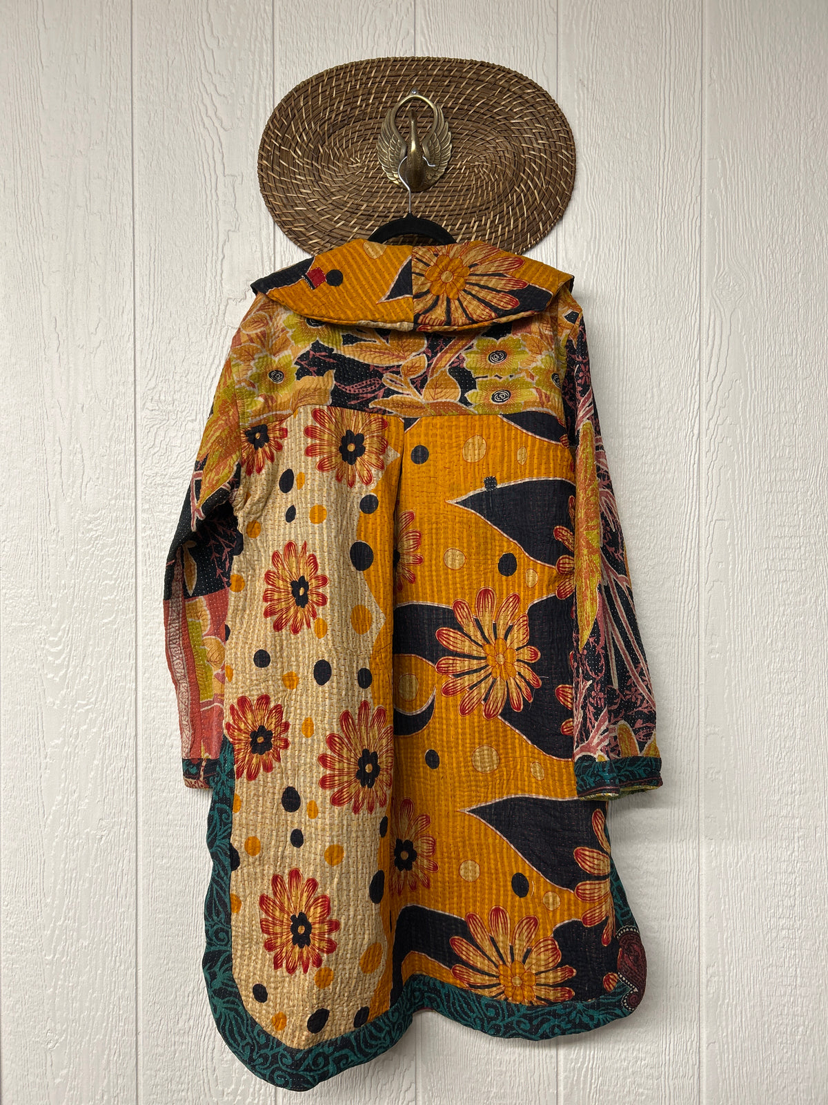 Fine Kantha Drifter Coat 1026 082