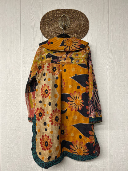 Fine Kantha Drifter Coat 1026 082