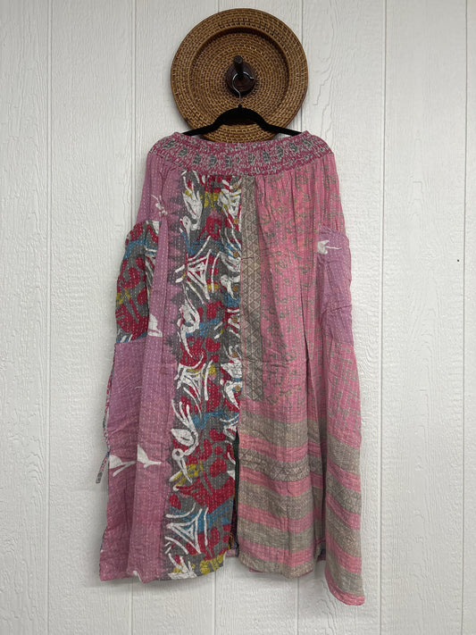 Pareo Kantha Butterfly Cargo Skirt 0426 273