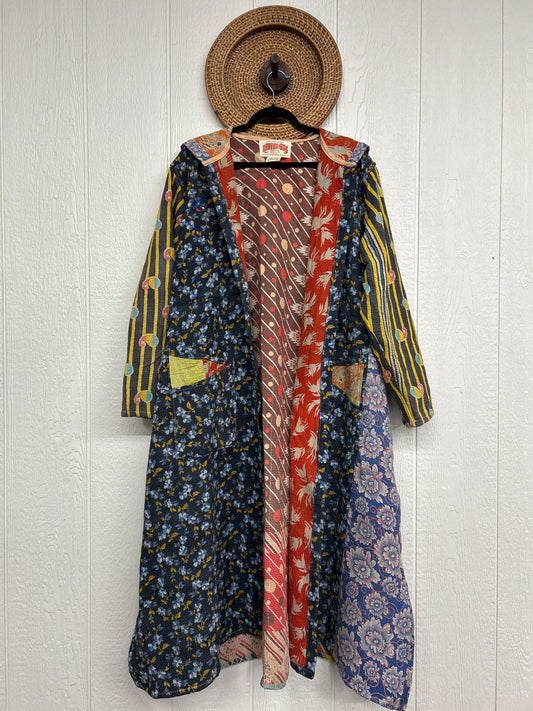 Fine Kantha Rising Sun Coat 1125 163
