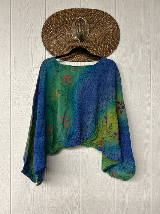 Crepe Sari Luna Crop Top 0526 028