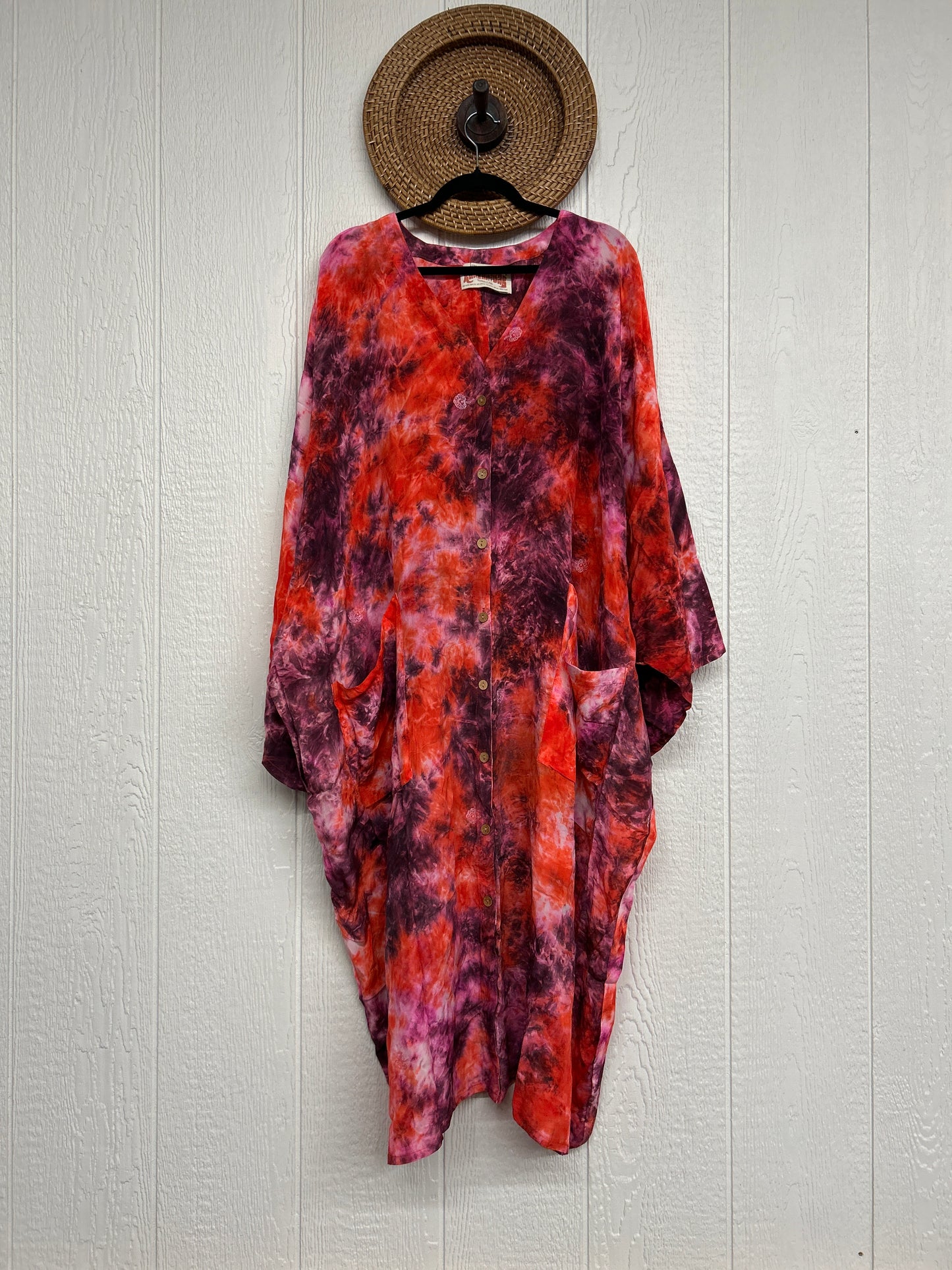 Crepe Sari Gaia Duster Dress 0826 193