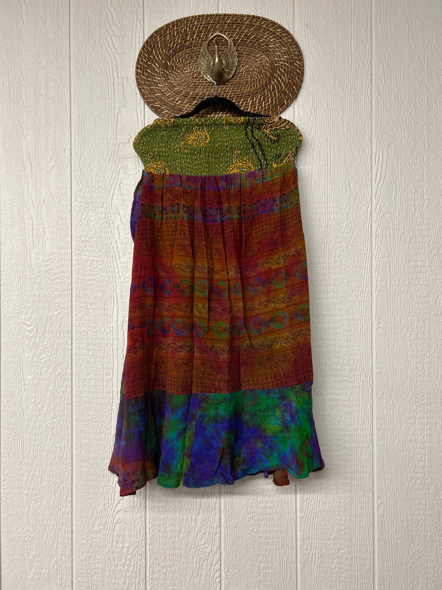 RETAIL Crepe Sari Inner Peace Wrap Skirt 0626 108
