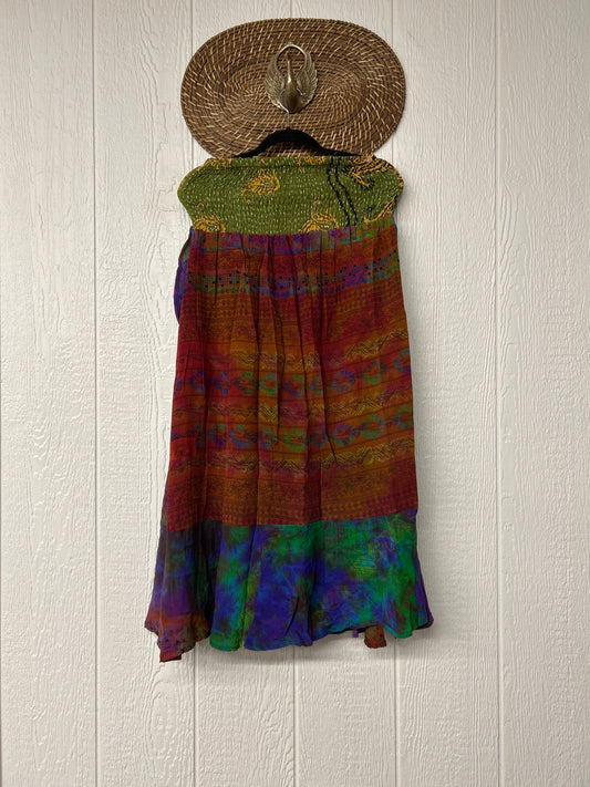 RETAIL Crepe Sari Inner Peace Wrap Skirt 0626 108