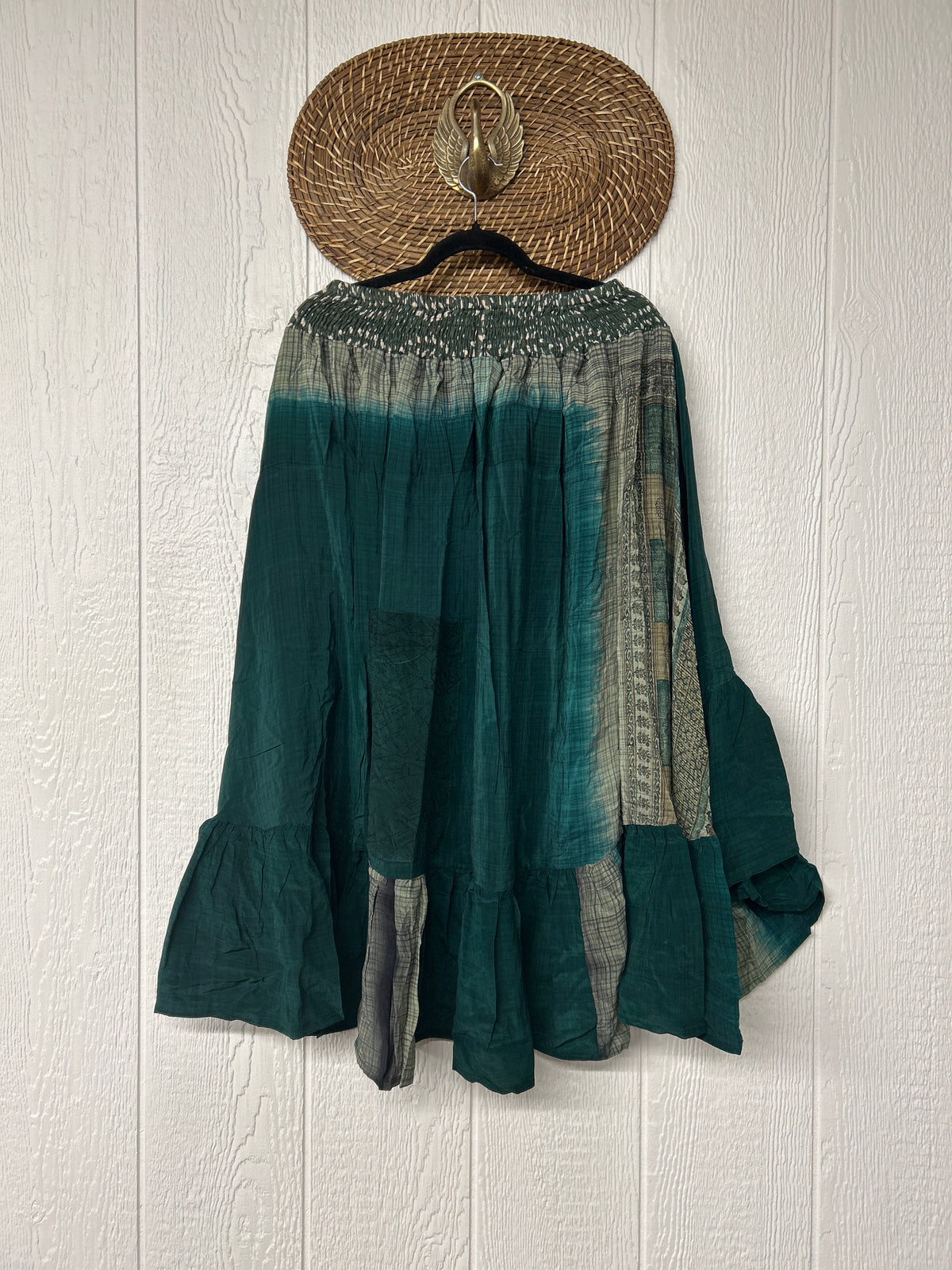 RETAIL Crepe Sari Dahlia Skirt 1026 028