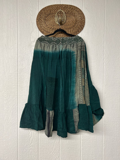 RETAIL Crepe Sari Dahlia Skirt 1026 028