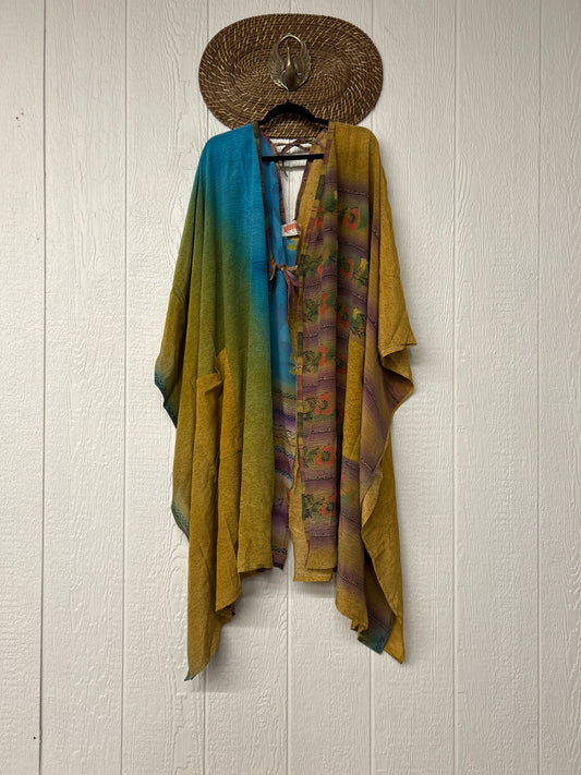 Crepe Sari Orchid Kimono 0626 150