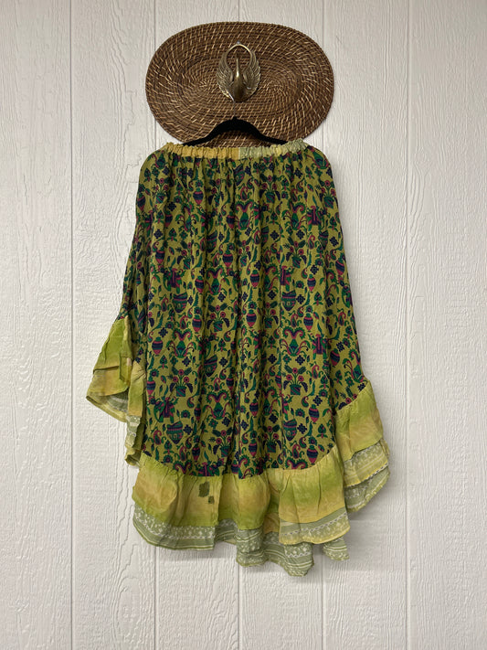 Crepe Wild Rose Skirt 1025 122