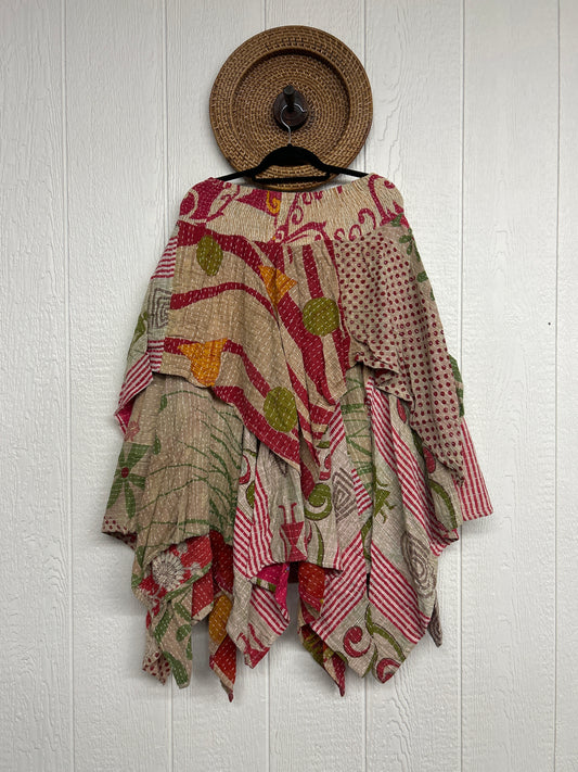 Pareo Kantha Pixie Skirt 0426 039