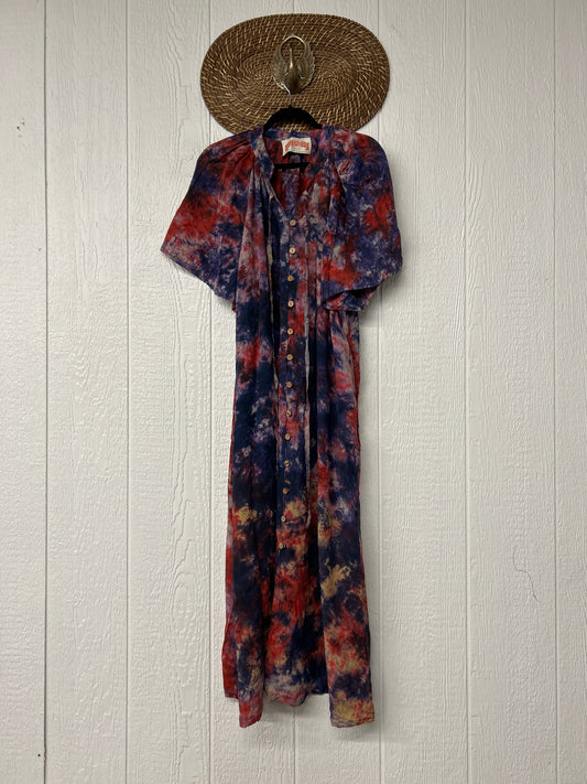 Crepe Sari Summer Woodstock Duster 0626 212