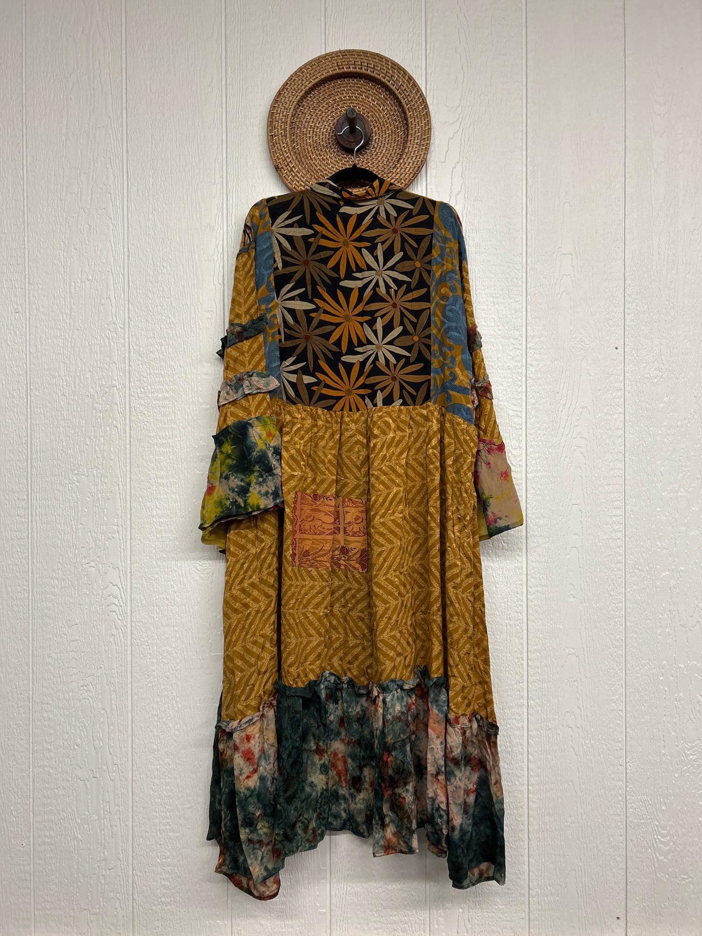 Crepe Sari Rhiannon Duster Dress 0226 214