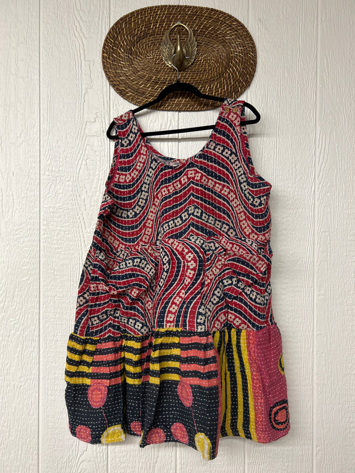 Kantha Meadow Mini Dress 0625 018
