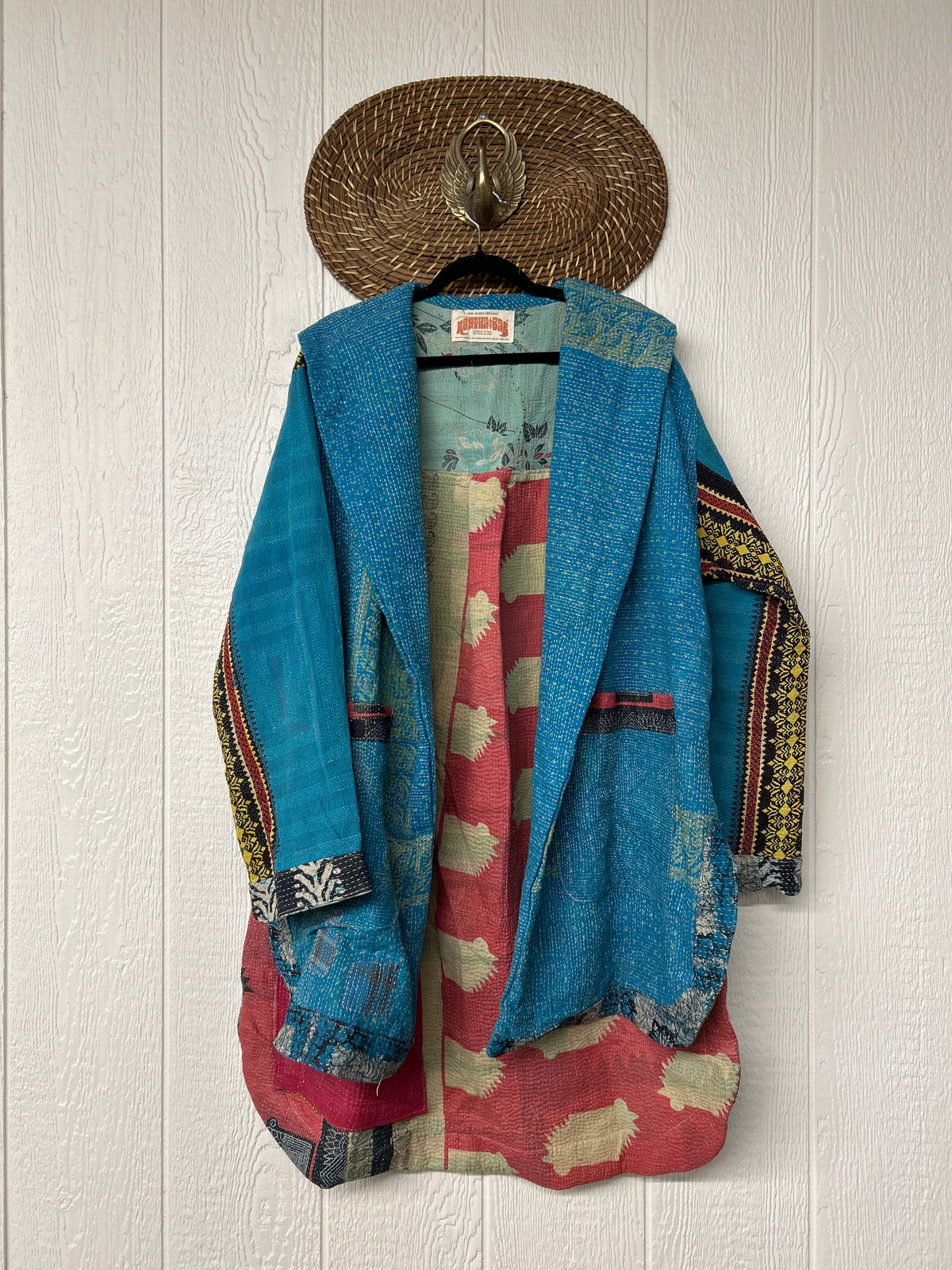 Fine Kantha Drifter Coat 1026 148
