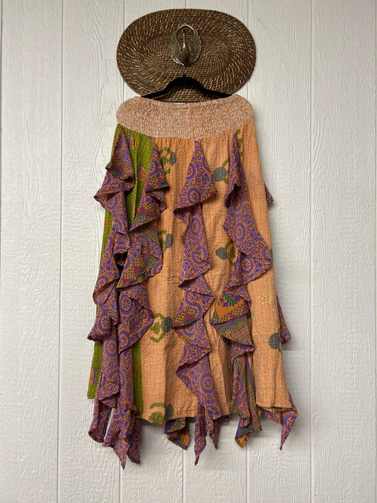 Pareo Kantha Willow Maxi Skirt 0826 129