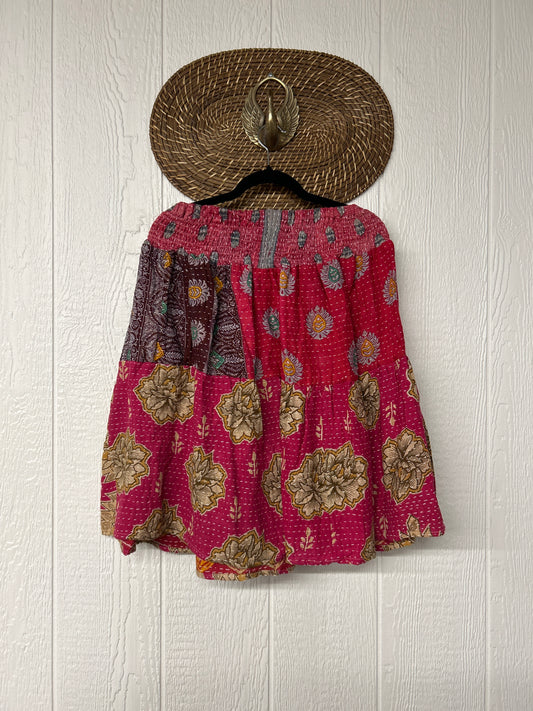 Pareo Kantha Meadow Skirt 0826 076