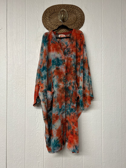 Crepe Sari Gaia Duster Dress 0426 204