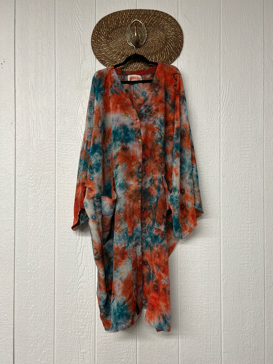 Crepe Sari Gaia Duster Dress 0426 204