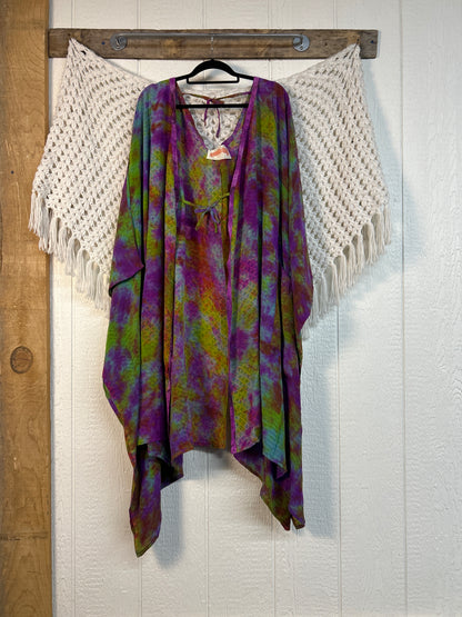 Crepe Sari Orchid Kimono 0626 239