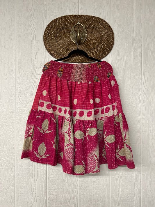 Pareo Kantha Meadow Skirt 0826 040