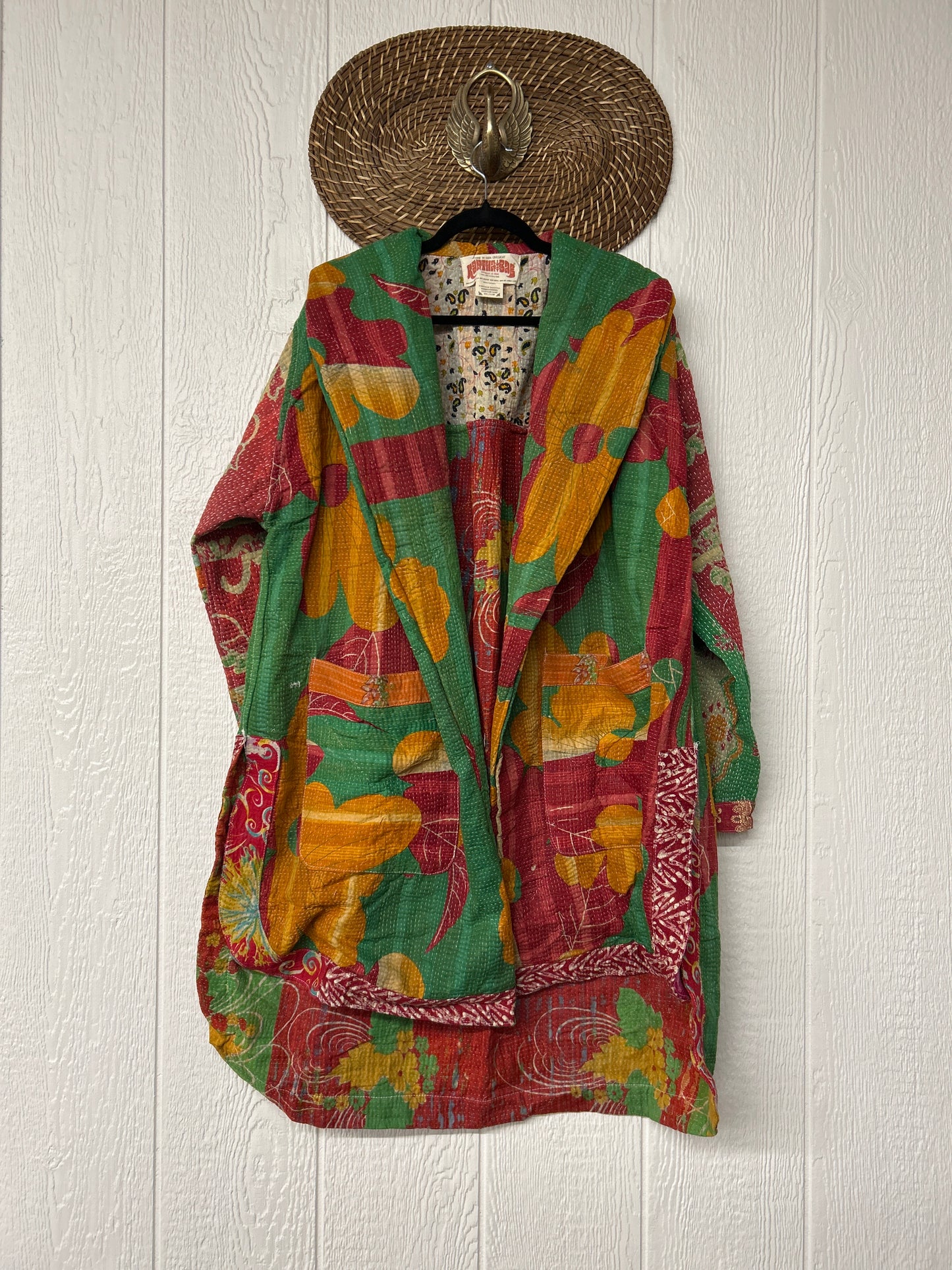 Fine Kantha Drifter Coat 1125 126