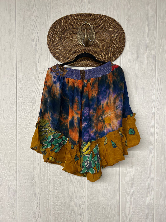 Crepe Sari Lover Cropped Culottes 0726 067