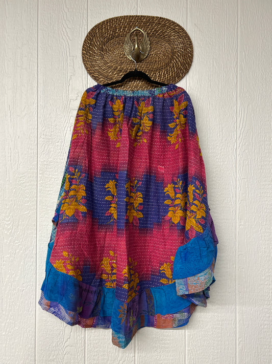 Pareo Kantha Wild Rose Skirt 0426 190
