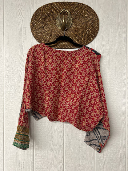 Pareo Kantha In Bloom Cropped Pullover 0326 170