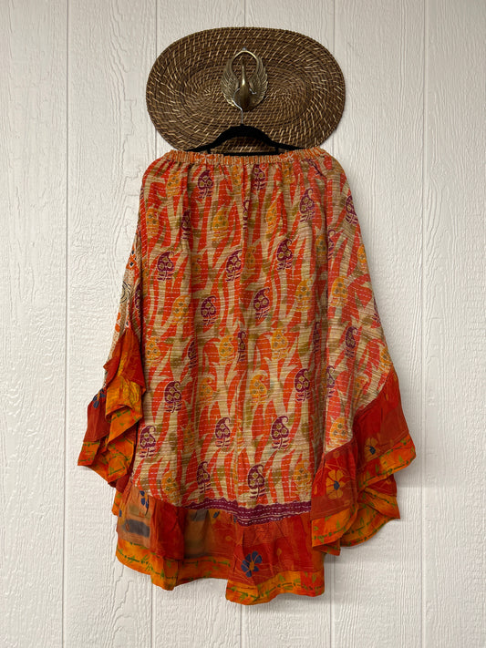Pareo Kantha Wild Rose Skirt 0426 193