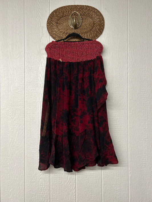 Crepe Sari Inner Peace Wrap Skirt 0626 180