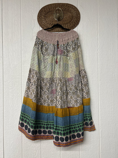 Pareo Kantha Lotus Maxi Skirt 0826 207