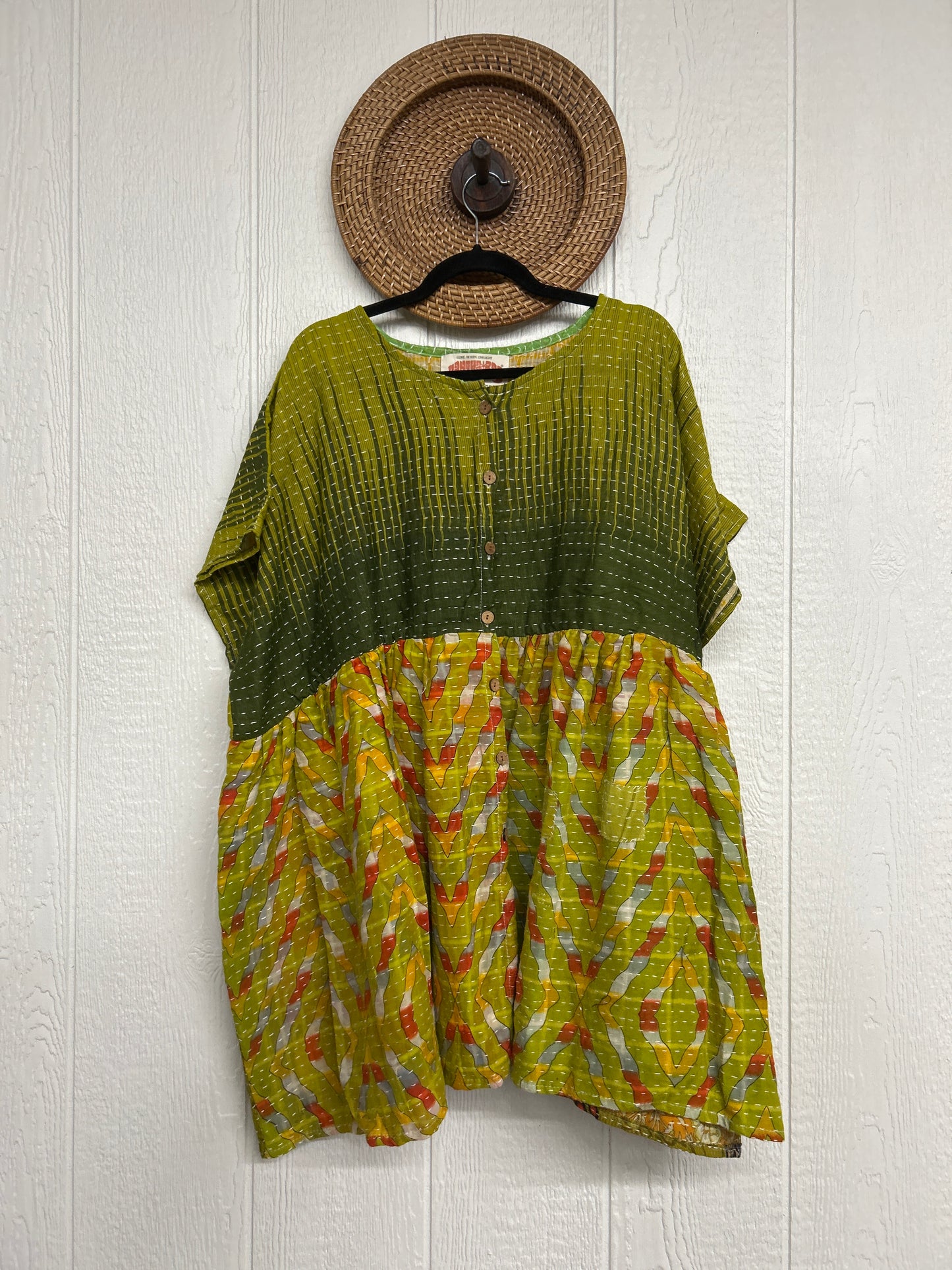 Pareo Kantha Daydreamer Button Down Mini 1225 255