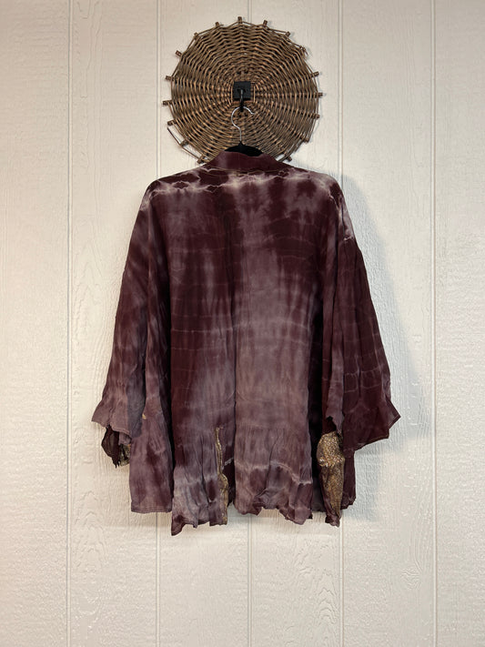 Crepe Sari Wild Rose Top 1026 026