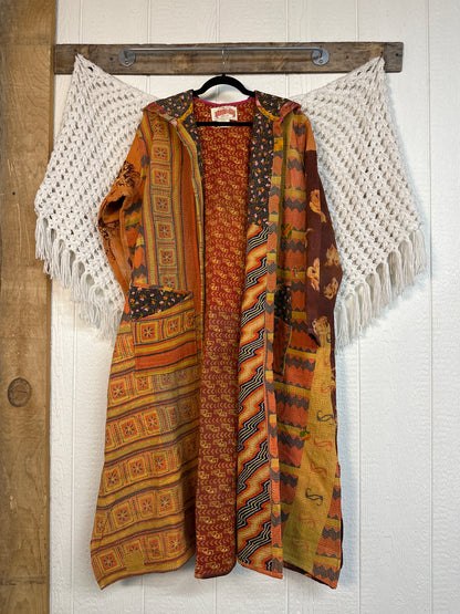 Fine Kantha Rising Sun Coat 1125 243